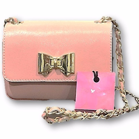 Pia Sassi Handbags - Genuine Italian leather crossbody purse pink NWT